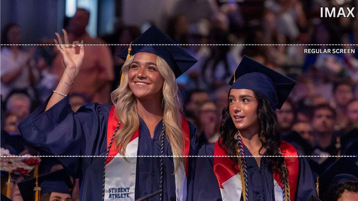 Graduates in caps and gowns